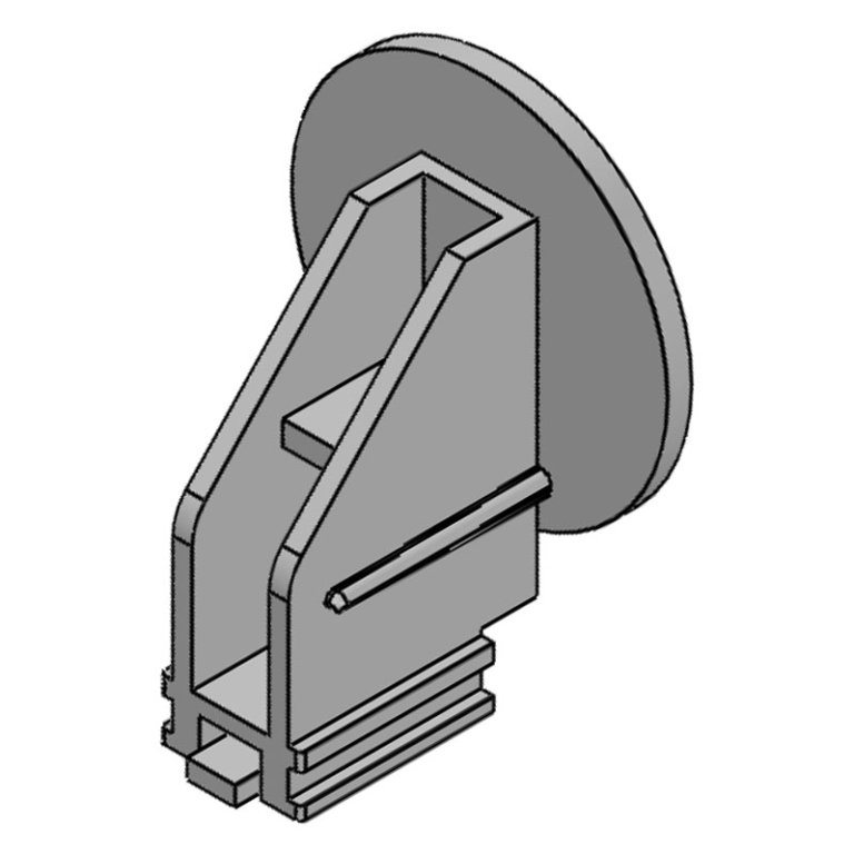 Pusher 7 Round Paddle Dia 19mm